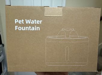 Fuente de Agua para Mascotas Casfuy 2.5L – Nueva / Casfuy Pet Water Fountain 2.5L – New
