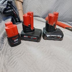 Milwaukee M12 Batteries 