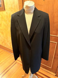 DKNY Classic Black Single-Button Blazer