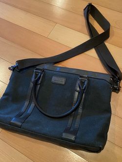 Laptop bag with shoulder strap and handles