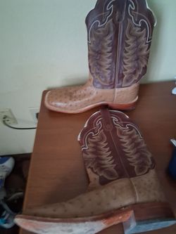 Tony lama ostrich boots