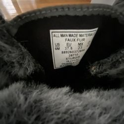 Totes Winter Snow Boots Waterproof Faux Fur Lining Side Zip Sz 6 M