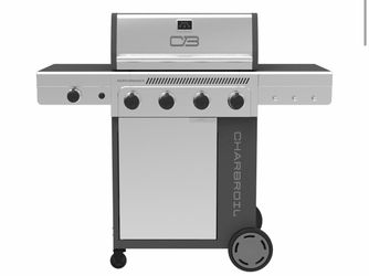 Charbroil® Performance Series™ FlavorMax™ 4 Burner Gas Grill Cabinet with Side Burner, Stainless Steel brand new