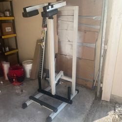 Commercial gym calf machine