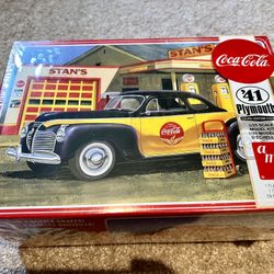 Model Coca-Cola Truck ‘41 Plymouth-Never Opened