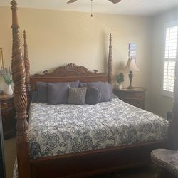 KING Bedroom Set: Bed, Dresser, Nightstands