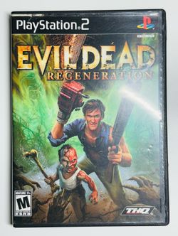 Evil Dead: Regeneration Sony PlayStation 2 PS2 2005 Game Manual Tested X288