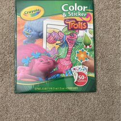 NEW Kids Trolls Activity Book