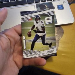 Lamar Jackson Football Card 