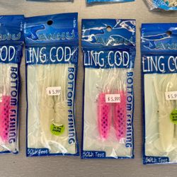 Fishing Tackle for Rock and Ling Cod 
