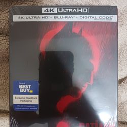 The Batman Steelbook 4k DVD 