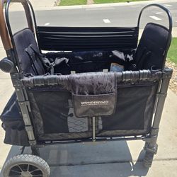 Wonderfold 2-Seater Wagon – Gently Used, Includes Basket & Brand New Carriage!