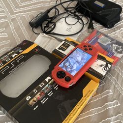 Complete PSP 2001 clean complete w cable case console box memory card