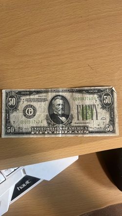 1934 $50 bill