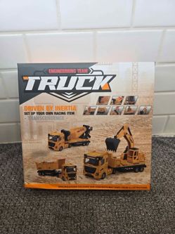 Engineering Team Truck Construction Vehicle Toy Set