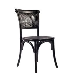 Moe's Home Collection Churchill Dining Chair Antique Black-Set Of Two