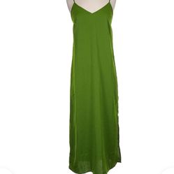 Casual Olive Green Cocktail Dress (a maxi slip dress)
