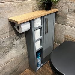 Wood Toilet Roll Paper Holder