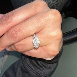 Earth Mined Diamond Engagement Ring