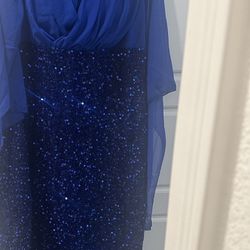 Plus Size Formal Cobalt blue, beautiful dress-brand New 