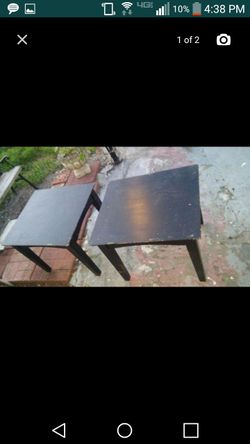 2 Matching End Tables- Real Wood