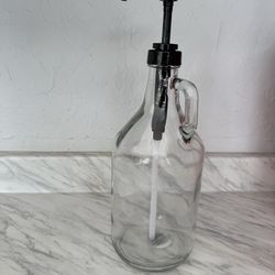 Glass bottle for laundry detergent