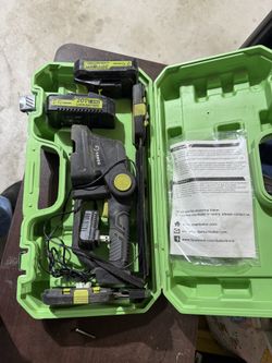 Cordless Handheld Grass Trimmer With Accessories