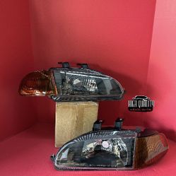 Honda Civic 1992. 1995 Headlights.