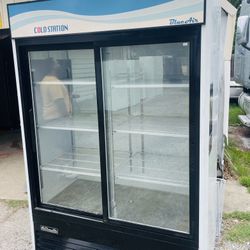 Two Door Big Commercial Refrigerator Cooler