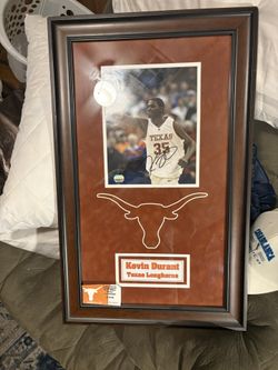 Kevin Durant Signed Framed Photograph