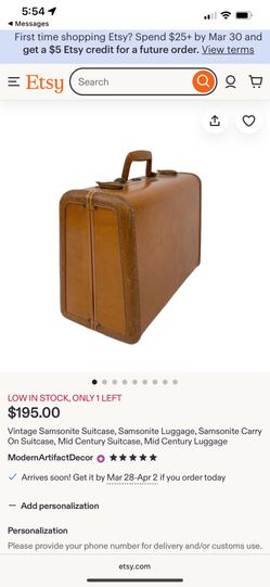 Used Vintage Samsonite Luggage
