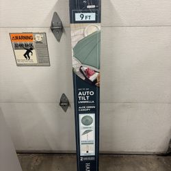 New 9 ft. Aluminum Round Outdoor Patio Umbrella