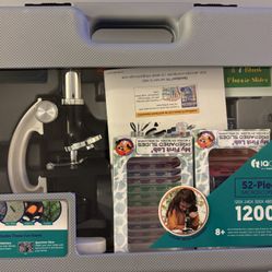 KIDS IQ Crew 52-Piece Microscope Set $15