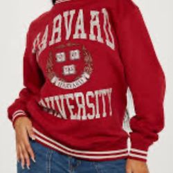 Harvard University Officially Licensed Size S  Red burgundy color Crewneck Sweatshirt  Gently pre-loved   