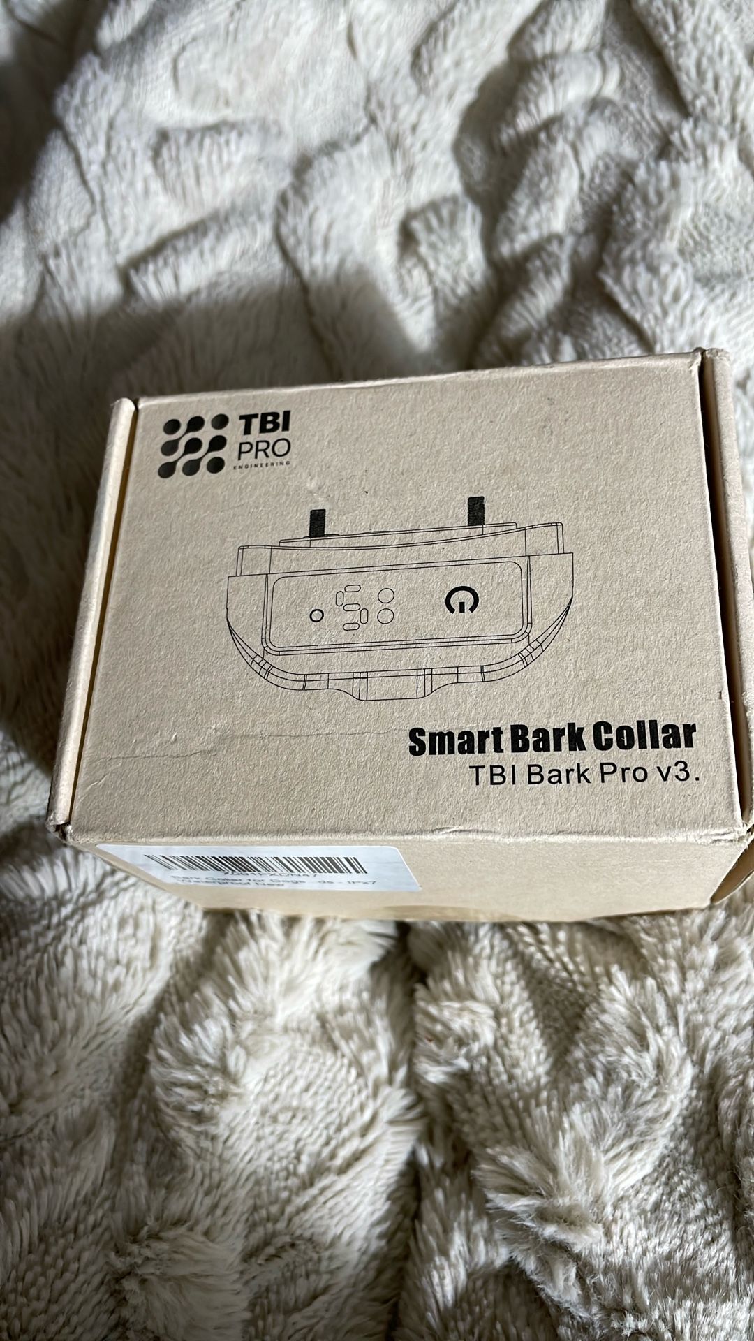 Used TBI SMART BARK COLLAR V7 Pro VIBRATE SHOCK Waterproof RECHARGEABLE