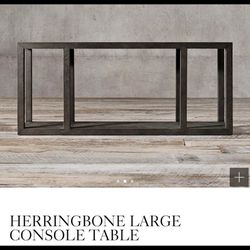 RH Console Table 