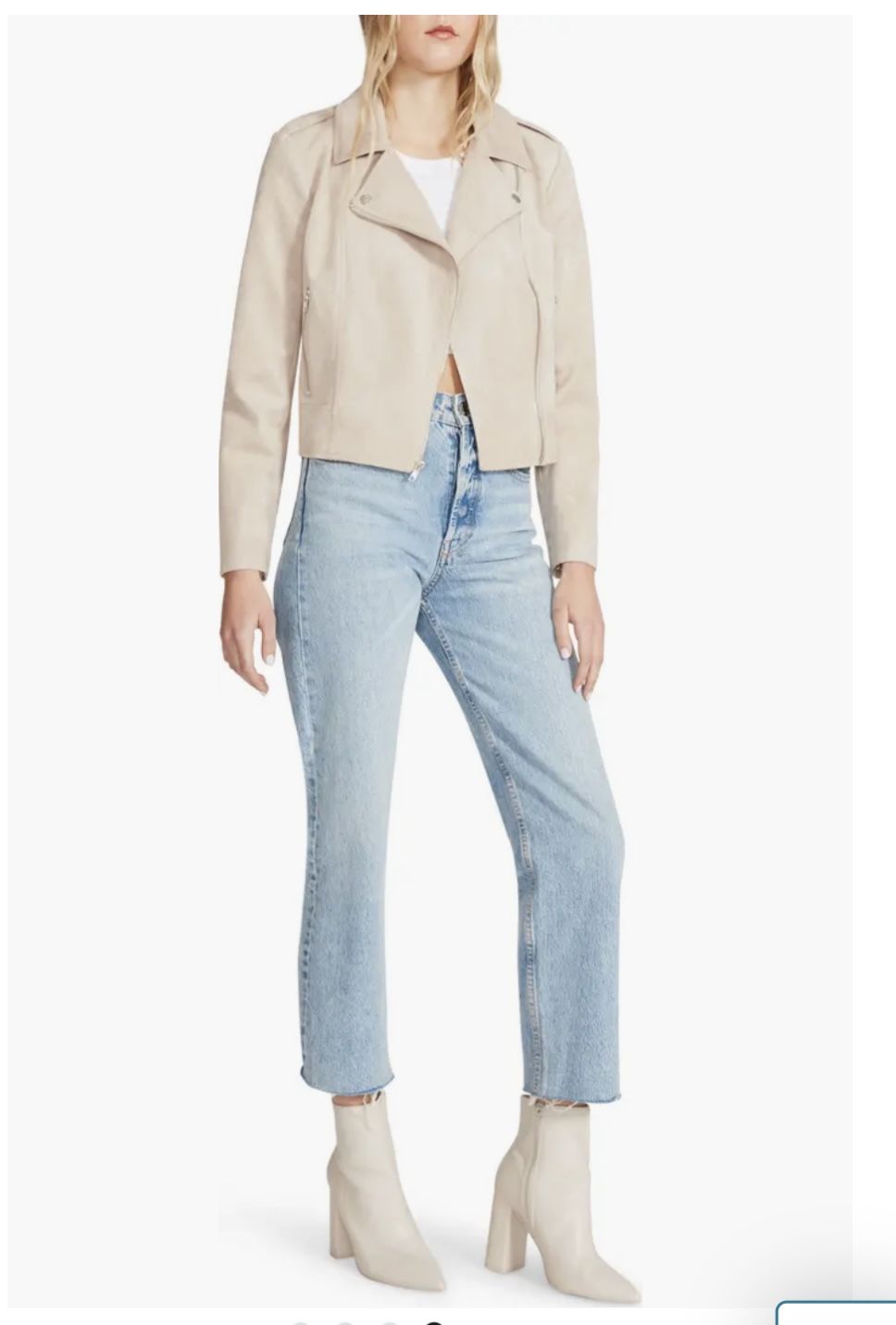 Steve Madden BB Dakota Faux Suede Moto Jacket