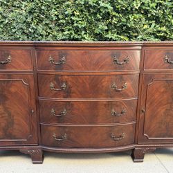 Malcolm Furniture Mahogany Buffet & Sideboard Credenza – Mid-Century,