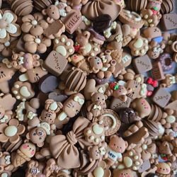 Chocolate mixed charms for d. I. Y.