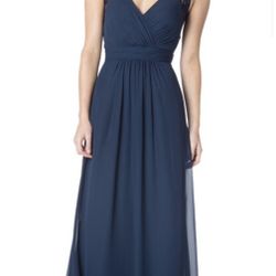 Blue Bridesmaid Wedding Guest Dress