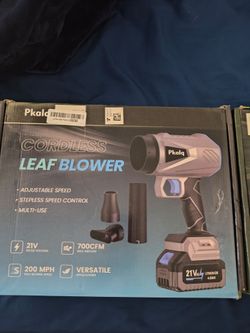 Brand new cordless blowers 2 batteries and charger