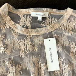 Light pink lace long sleeve