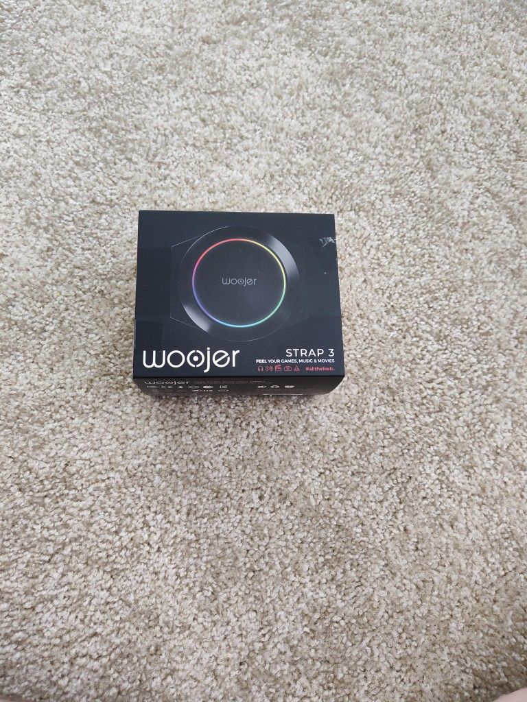 Woojer Strap 3 Wearable Bass Never Used
