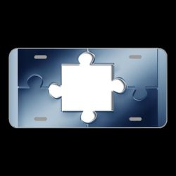 License Plate Novelty Car Front Puzzle Share Togetherness