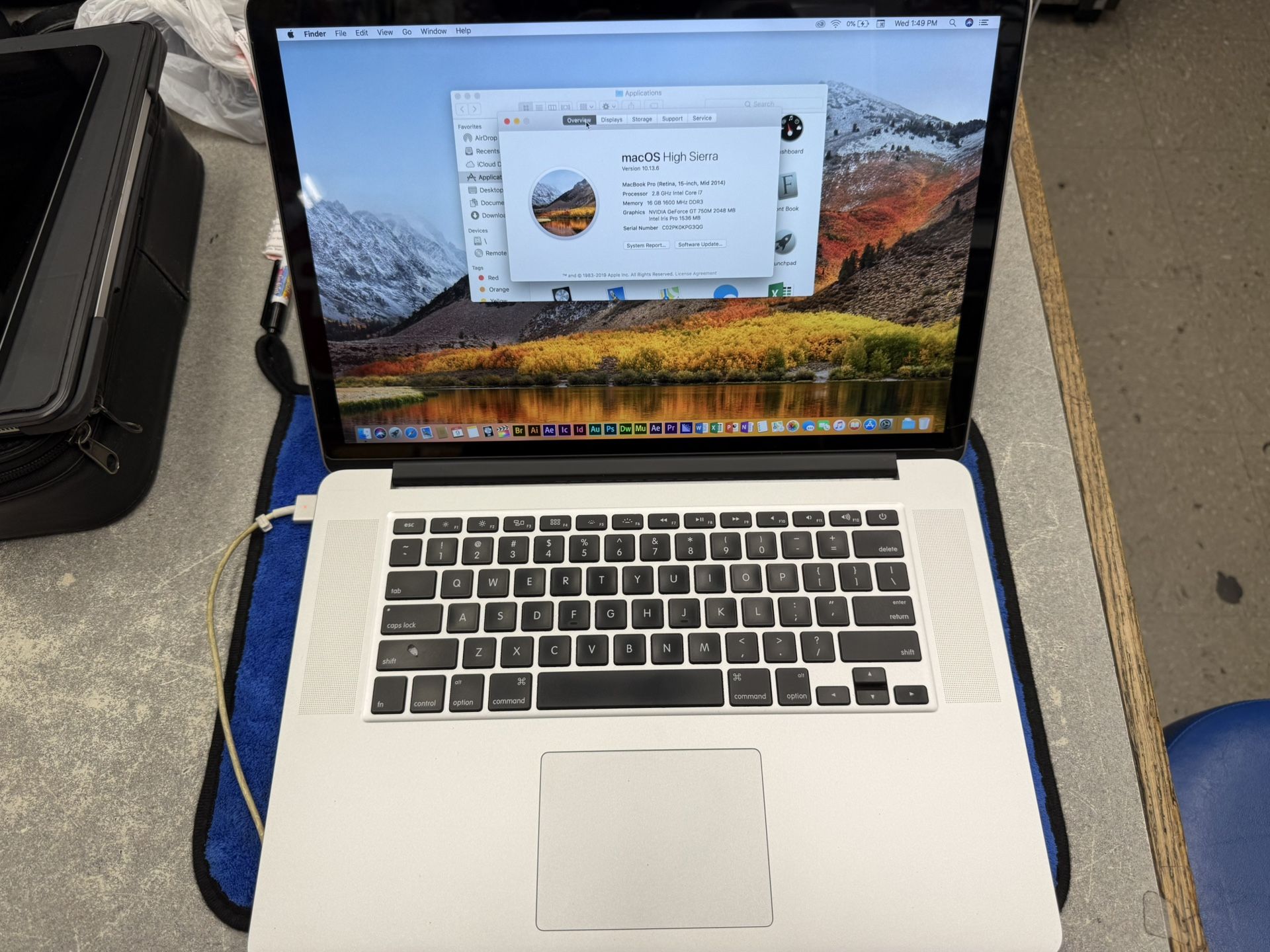 Apple MacBook 2014 Laptop Notebook Computer 15” Intel i7 16GB RAM 1TB HDD