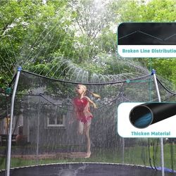 Trampoline Sprinkler for Kids, Outdoor Trampoline Water Park Sprinklers 39 F