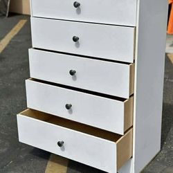 5 Drawer White Color 