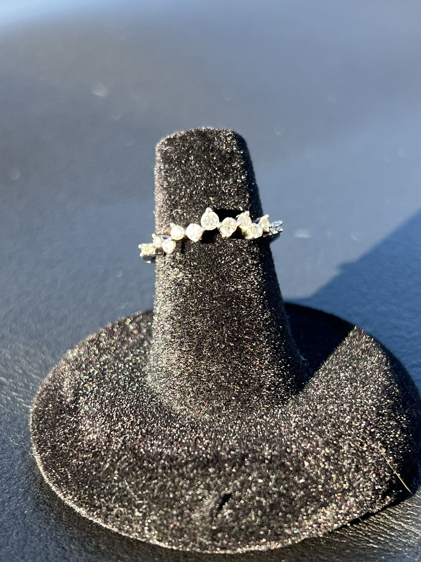 10k White Gold 1/4 ct Diamond Ring Color Size 6