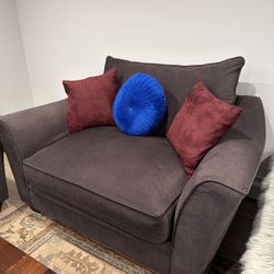 Single Seat Grey Cloud Couch