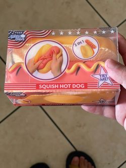 Sunny days hotdog squishy